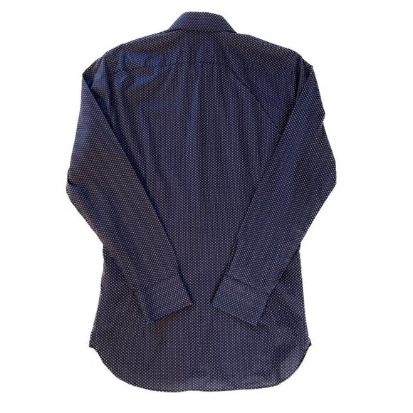 Bonobos Navy Blue Stretch Tailored Fit Long Sleeve Button Down Shirt Size 15-34 - Picture 5 of 8